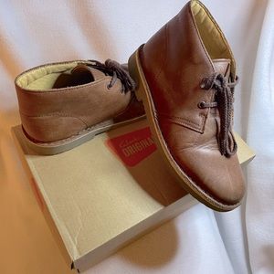 Boys Clark’s shoes “Discontinued”